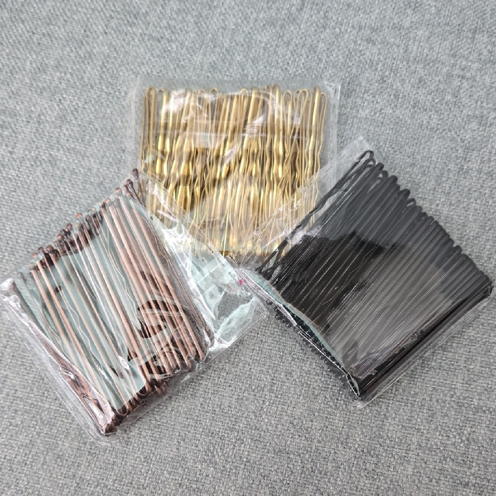 Gold, Black, and Brown Hairpin Set, NWT